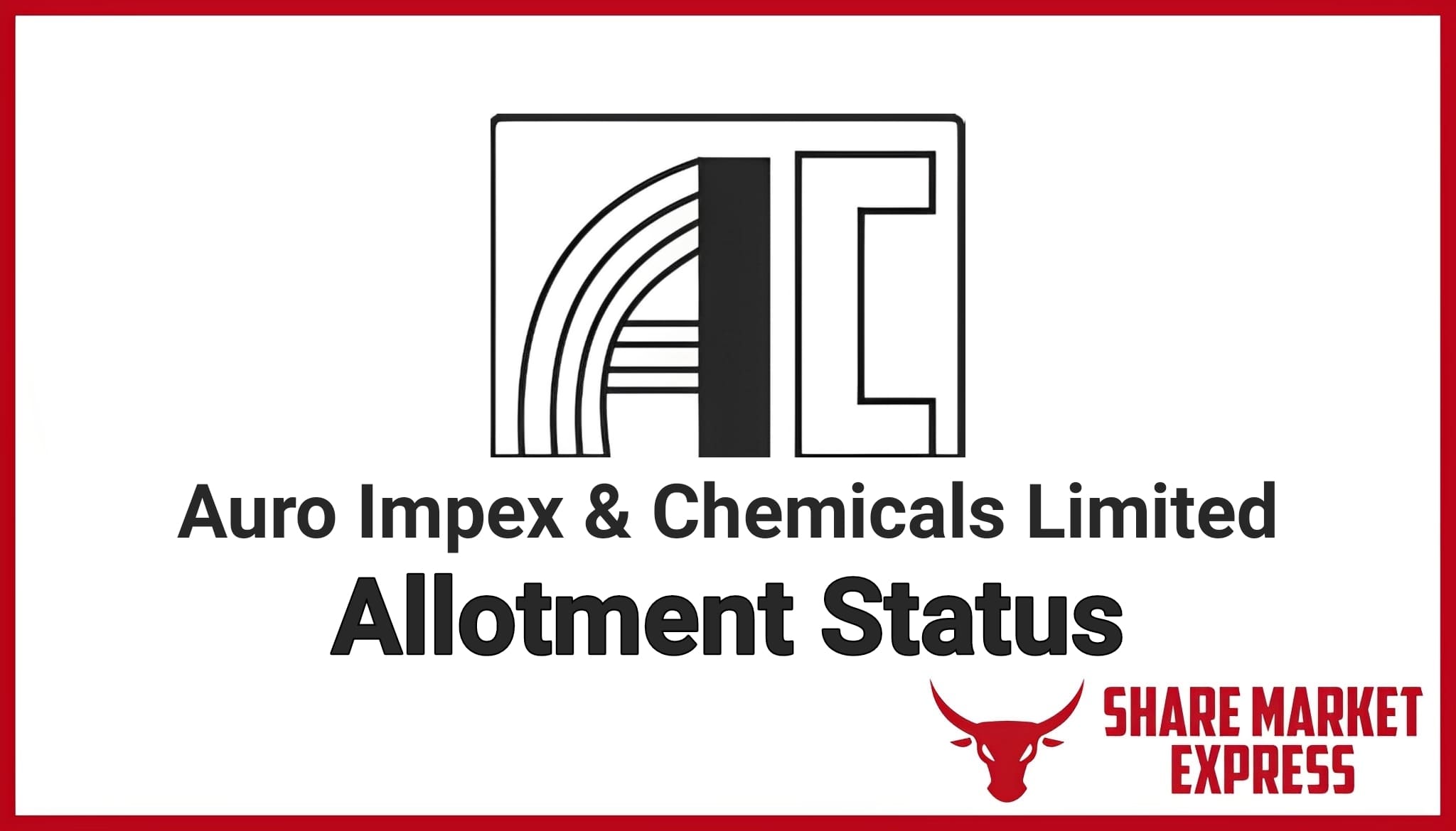 Auro Impex IPO Allotment Status Check Online ( Auro Impex & Chemicals IPO GMP )