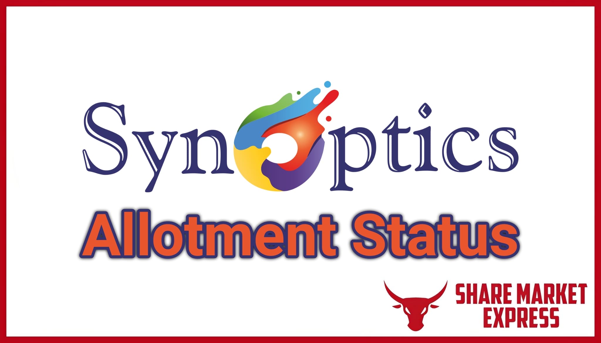 Synoptics IPO Allotment Status Check Online (GMP)