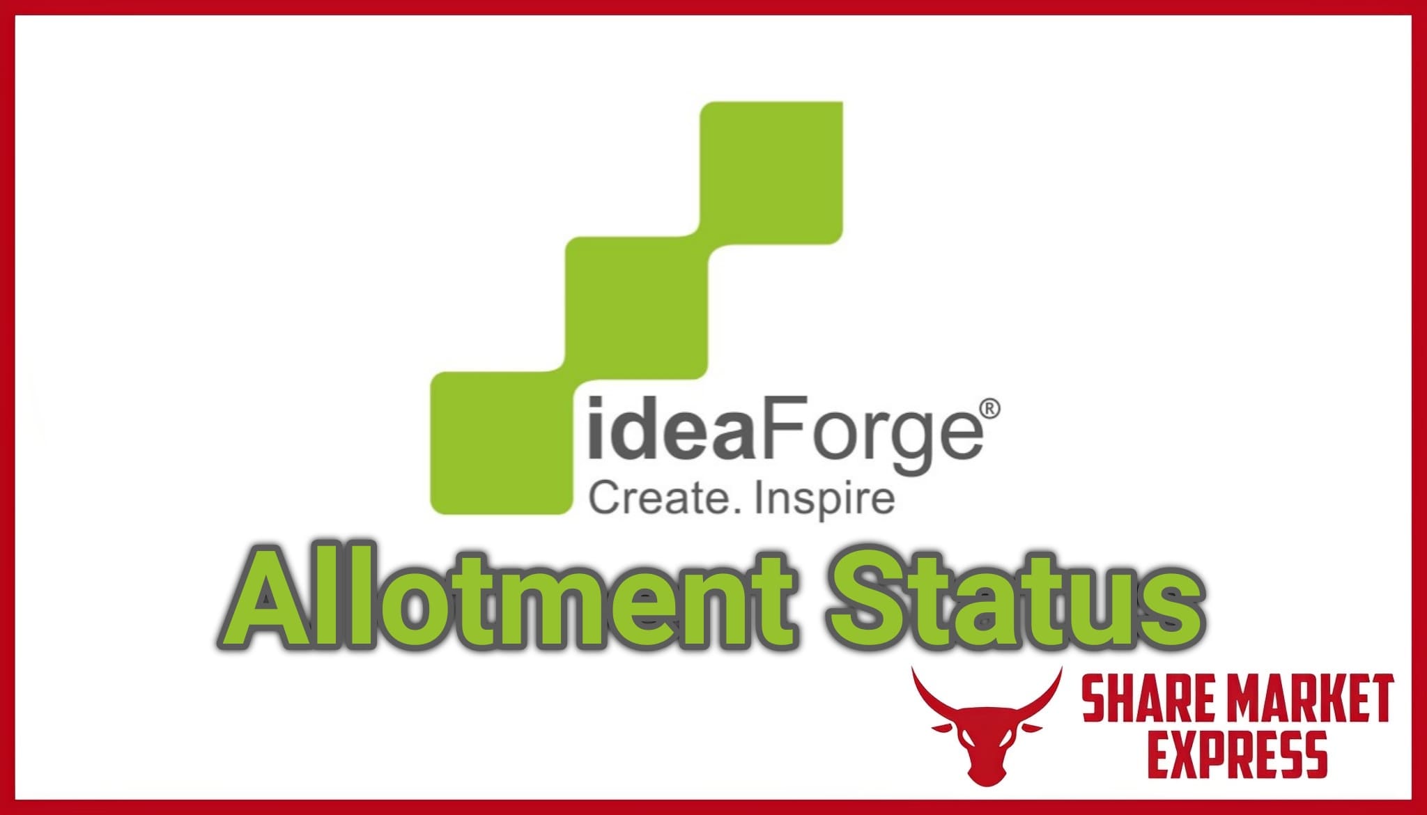 ideaForge Tech IPO Allotment Status Check Online ( ideaForge Tech IPO GMP Today )