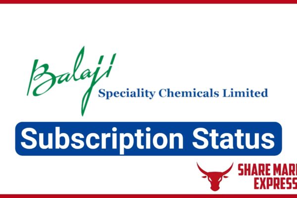 Balaji Speciality Chemicals IPO Subscription Status (Live)