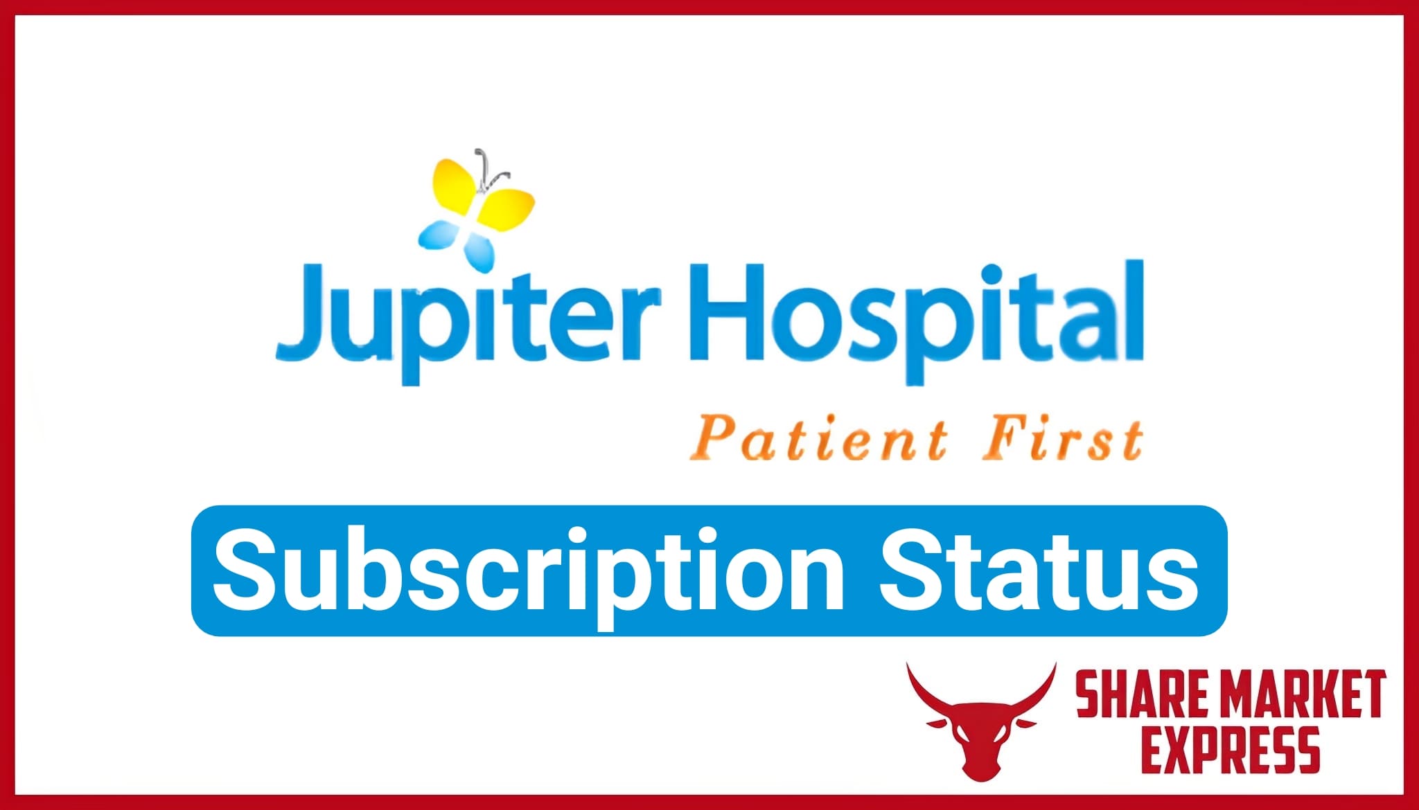 Jupiter Life Line Hospitals IPO Subscription Status