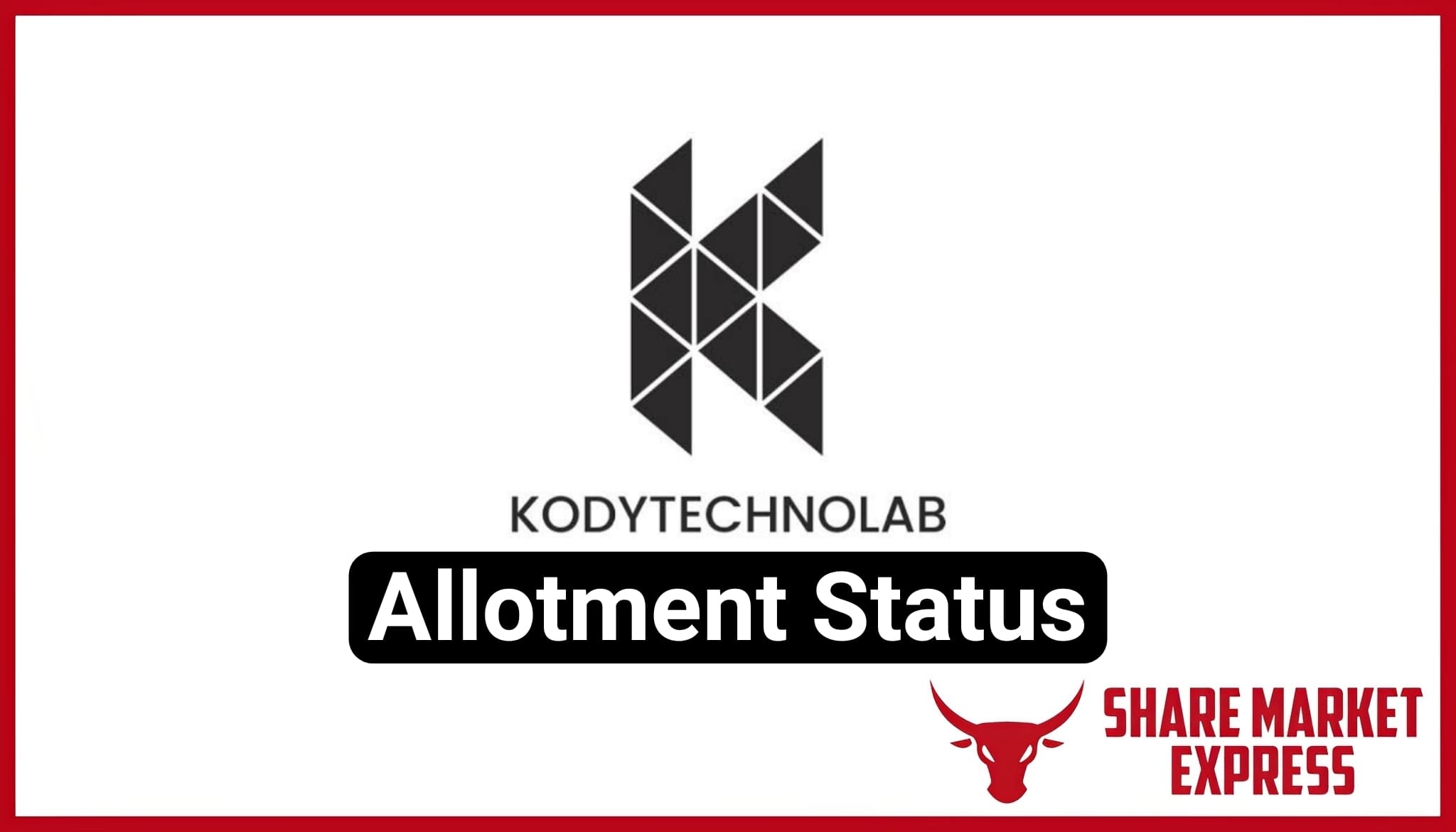 Kody Technolab IPO Allotment Status Check Online (Link)