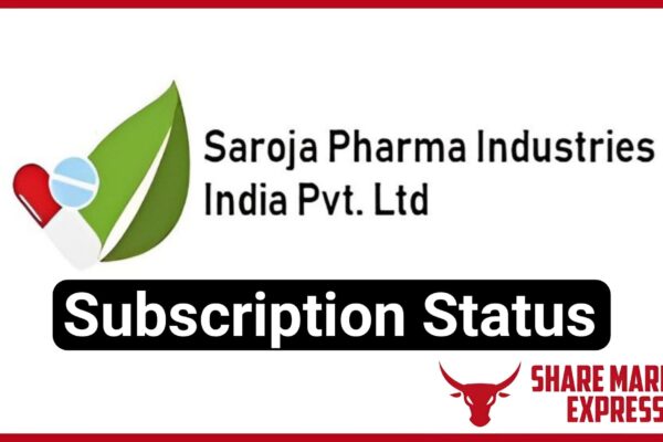 Saroja Pharma IPO Subscription Status (Live Data)