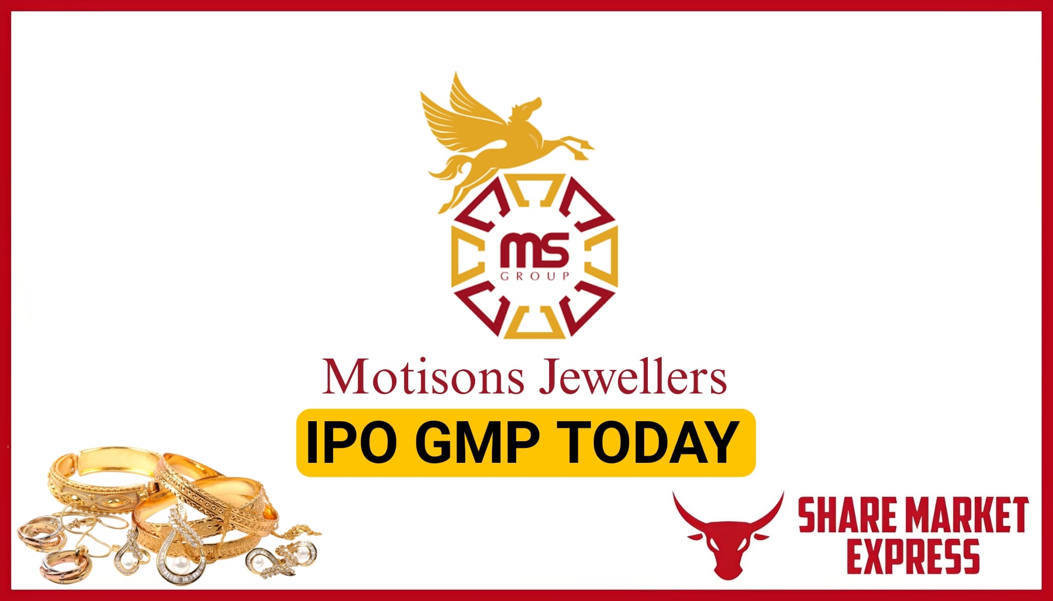 Motisons Jewellers IPO GMP Today ( Grey Market Premium )