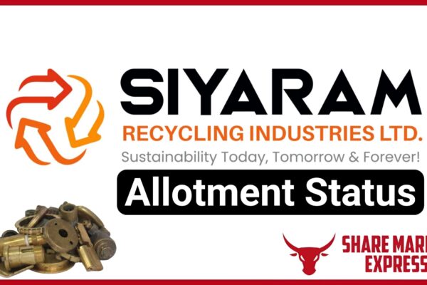 Siyaram Recycling IPO Allotment Status Check Online (Link)