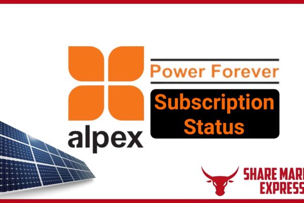 Alpex Solar IPO Subscription Status (Live Data)