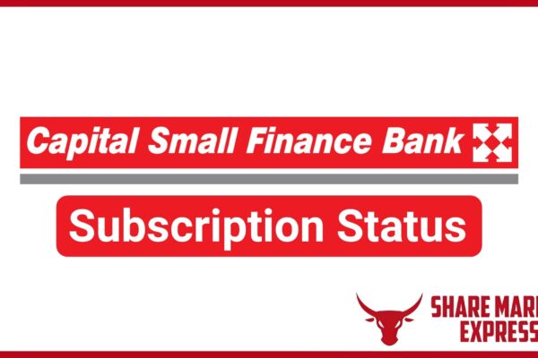 Capital Small Finance Bank IPO Subscription Status (Live)