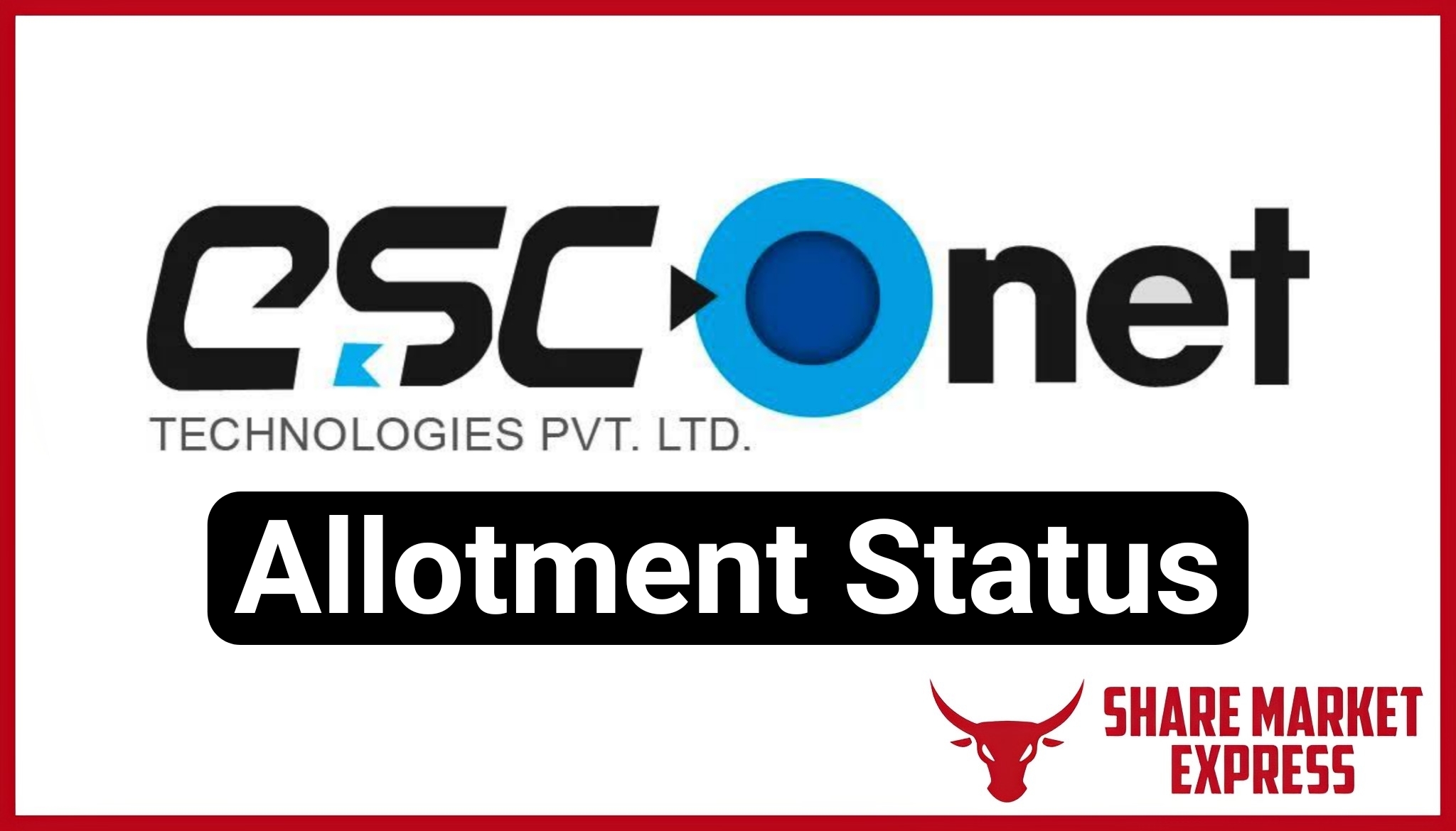 Esconet Technologies IPO Allotment Status