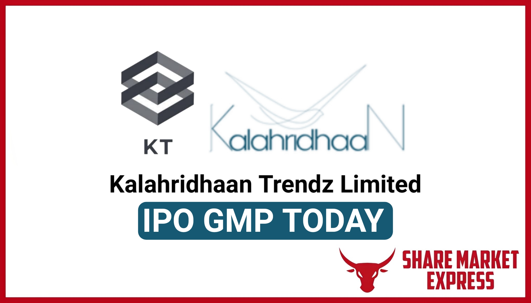 Kalahridhaan Trendz IPO GMP Today ( Grey Market Premium )