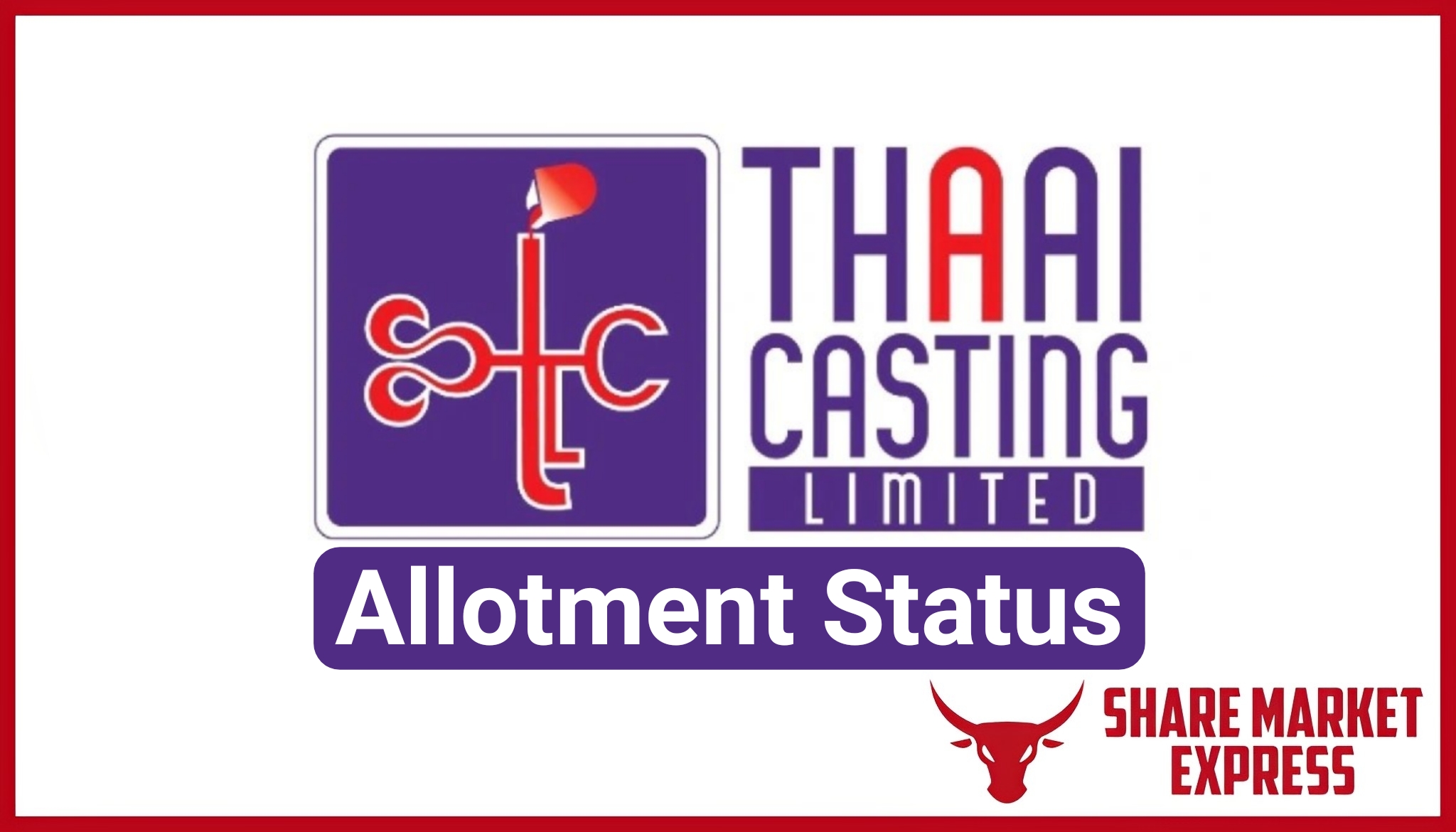 Thaai Casting IPO Allotment Status Check Online (Link)