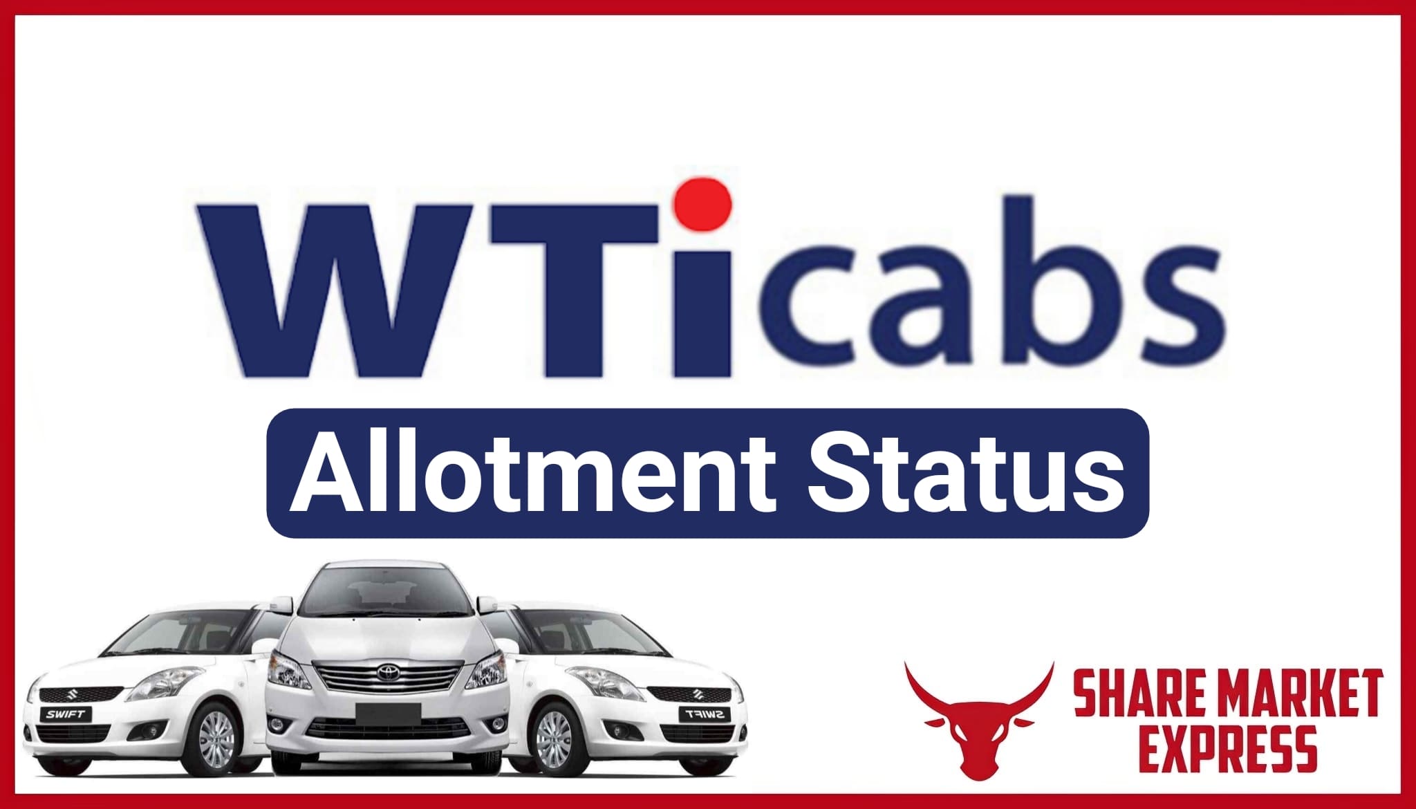 WTI Cabs IPO Allotment Status - Wise Travel India Limited IPO Allotment Status - Wise Travel IPO Allotment Status (Live Data)