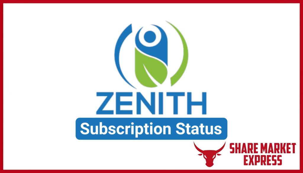 Zenith Drugs IPO Subscription Status (Live Data)