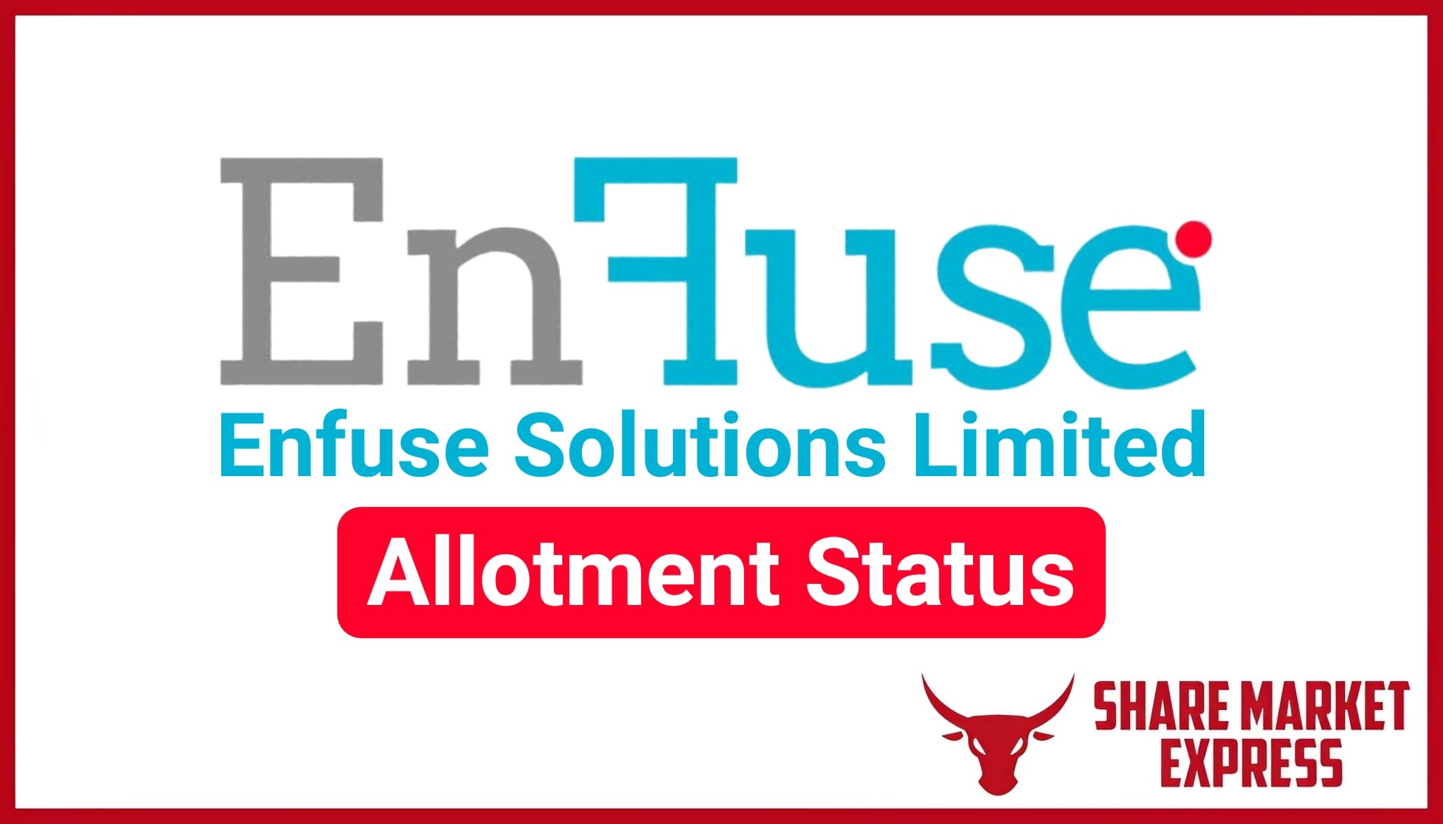 Enfuse Solutions IPO Allotment Status