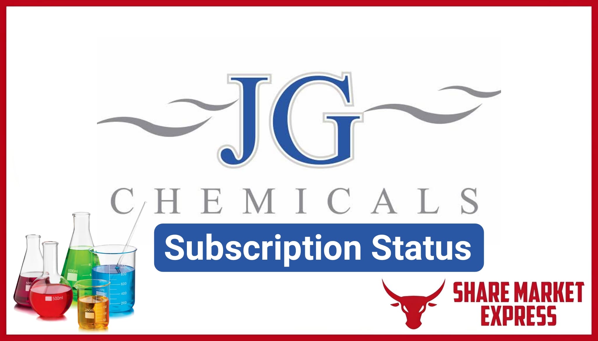 JG Chemicals IPO Subscription Status (Live Data)
