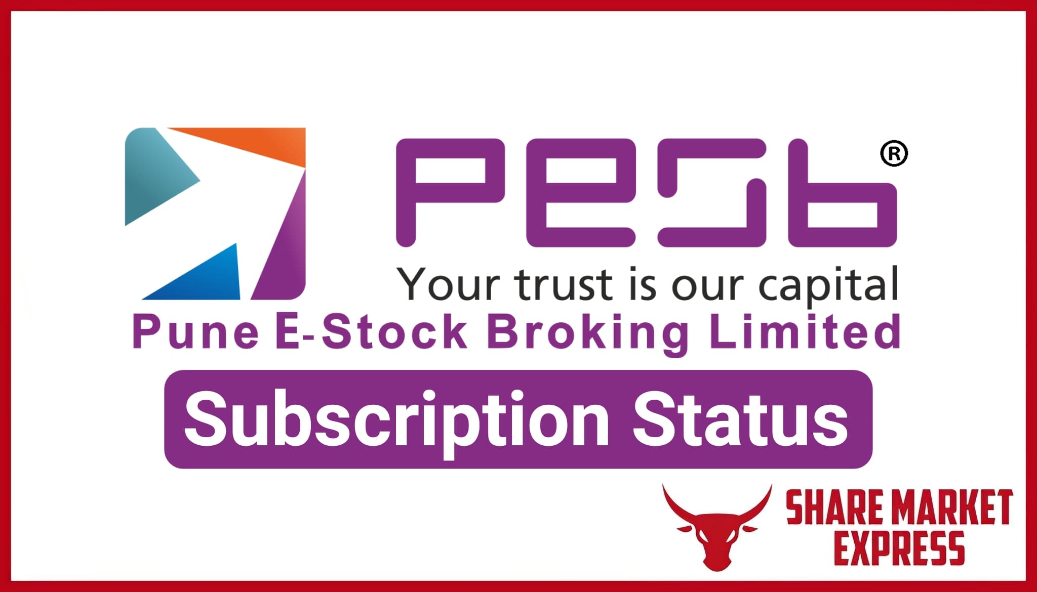 Pune E Stock Broking IPO Subscription Status (Live Data)