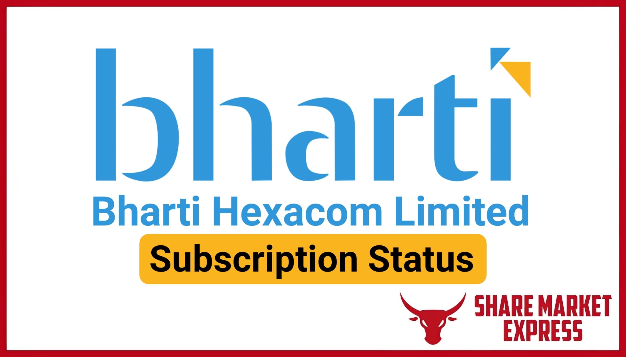 Bharti Hexacom IPO Subscription Status