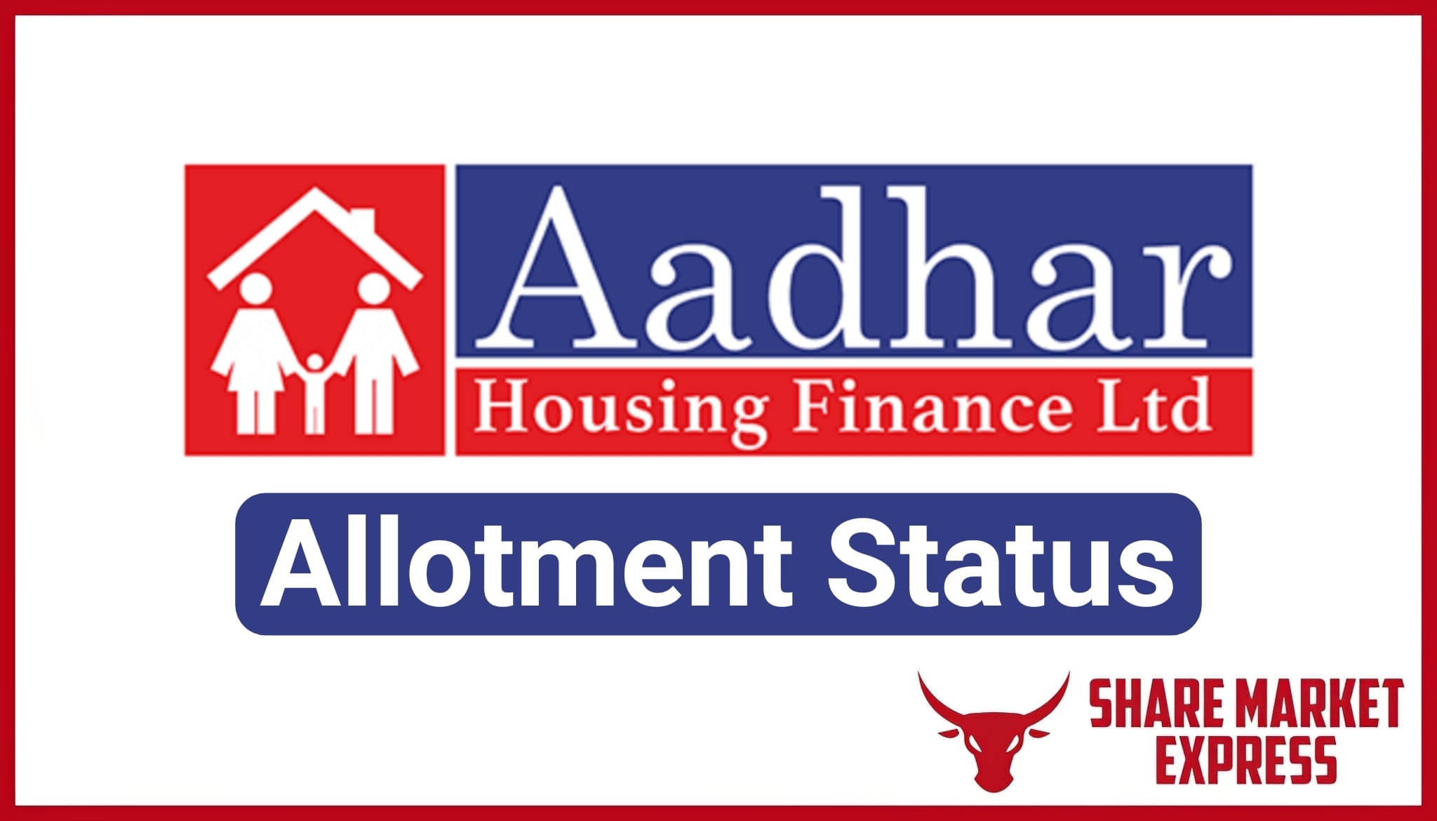 Aadhar Housing Finance IPO Allotment Status