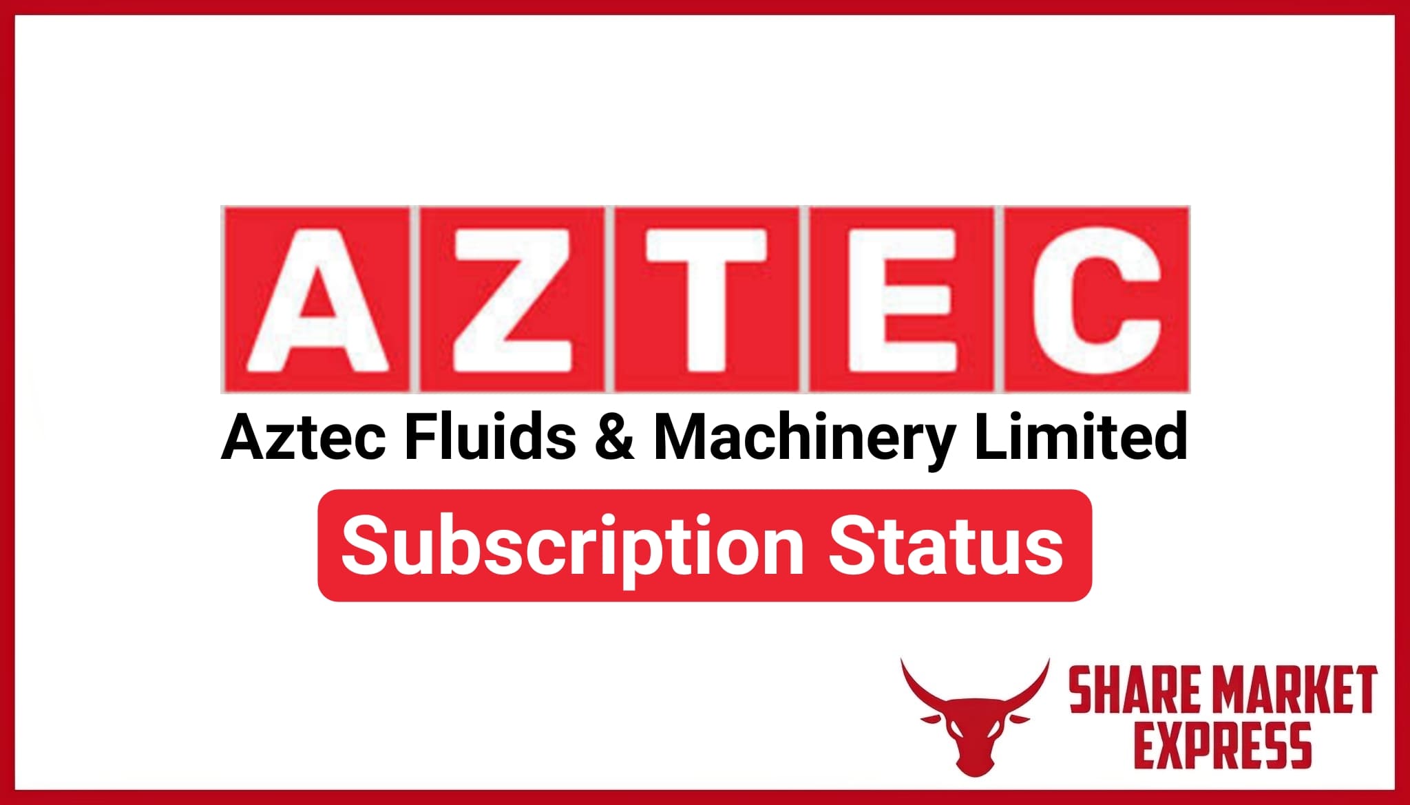 Aztec Fluids IPO Subscription Status (Live Data)