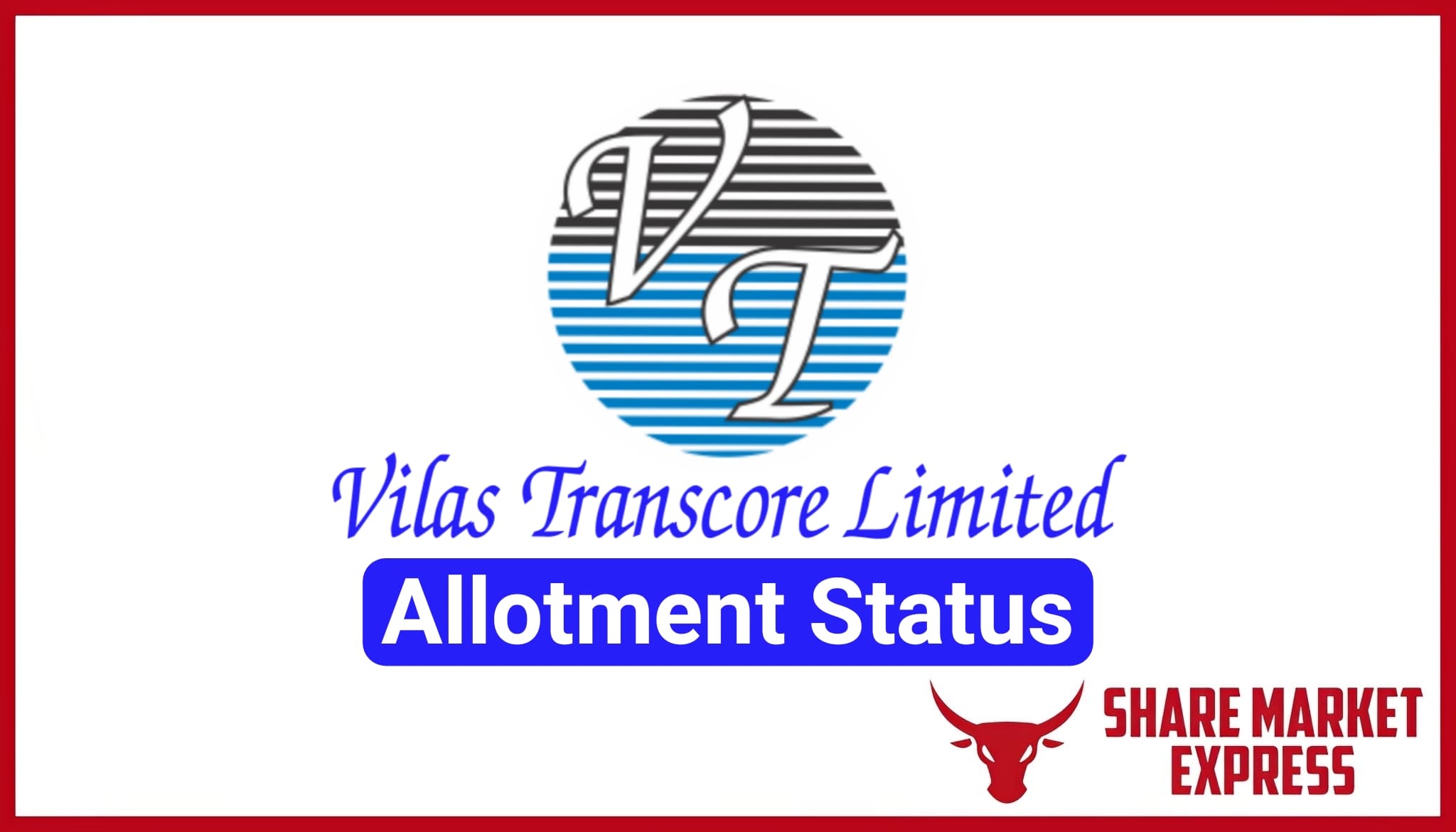 Vilas Transcore IPO Allotment Status