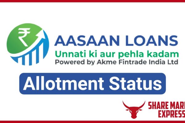 Akme Fintrade IPO Allotment Status