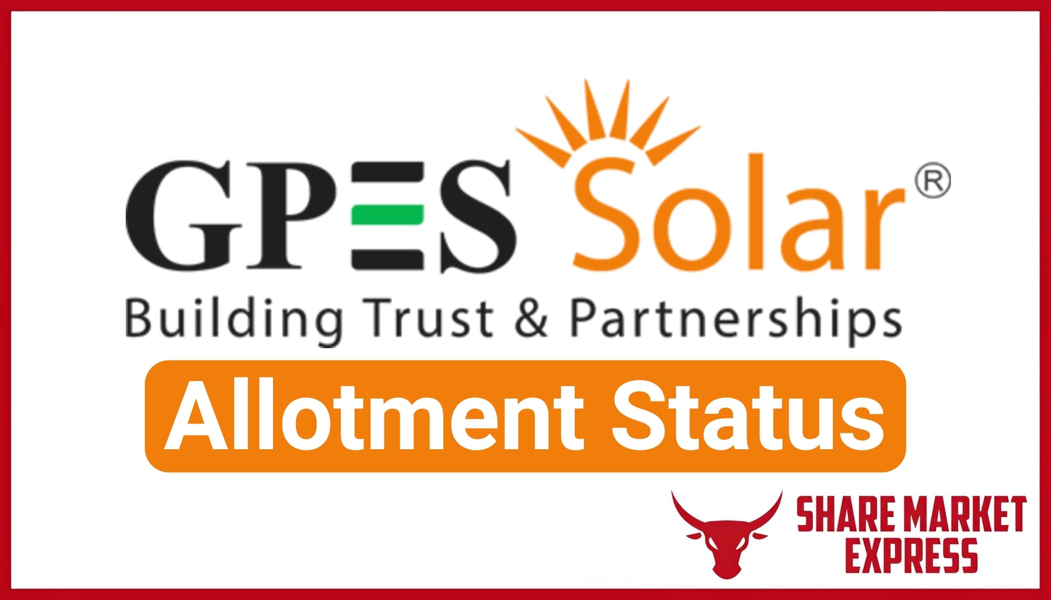 GP Eco Solutions IPO Allotment Status