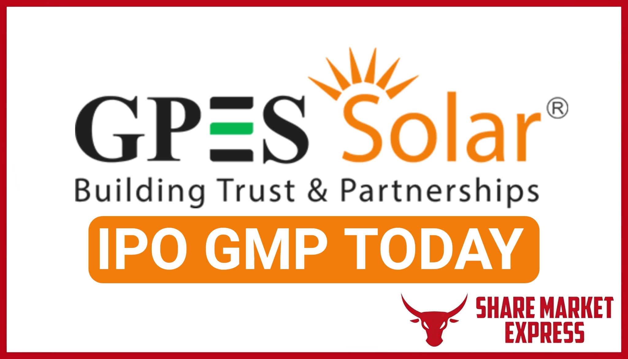 GP Eco Solutions IPO GMP Today