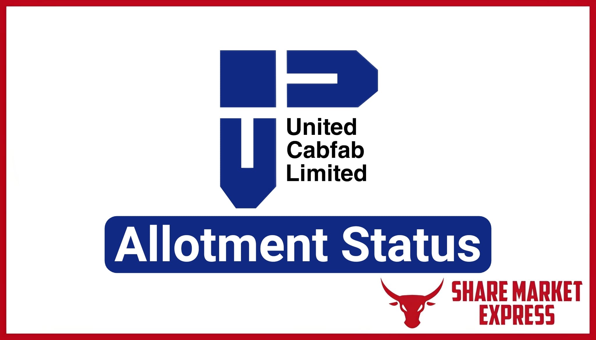 United Cotfab IPO Allotment Status