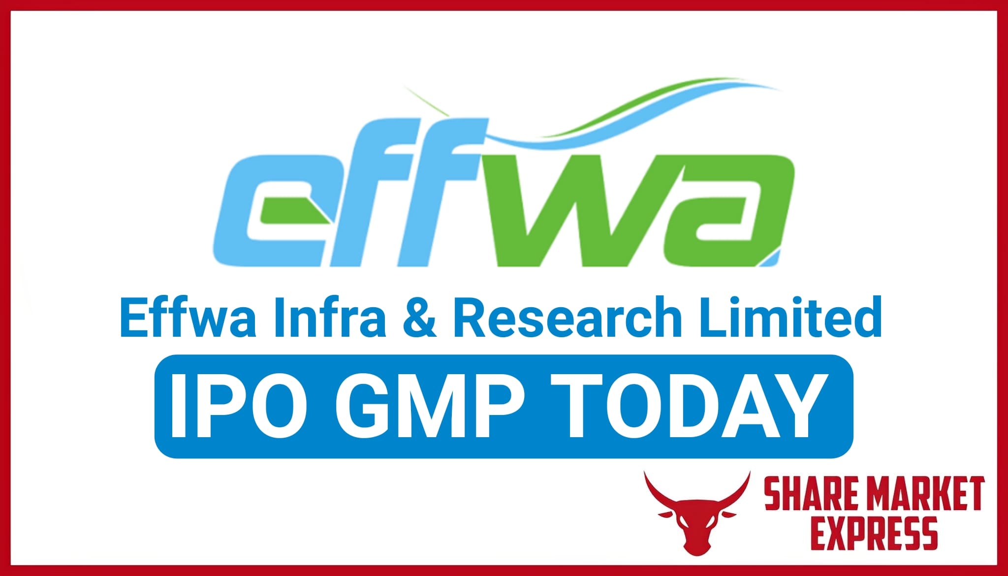 Effwa Infra IPO GMP Today