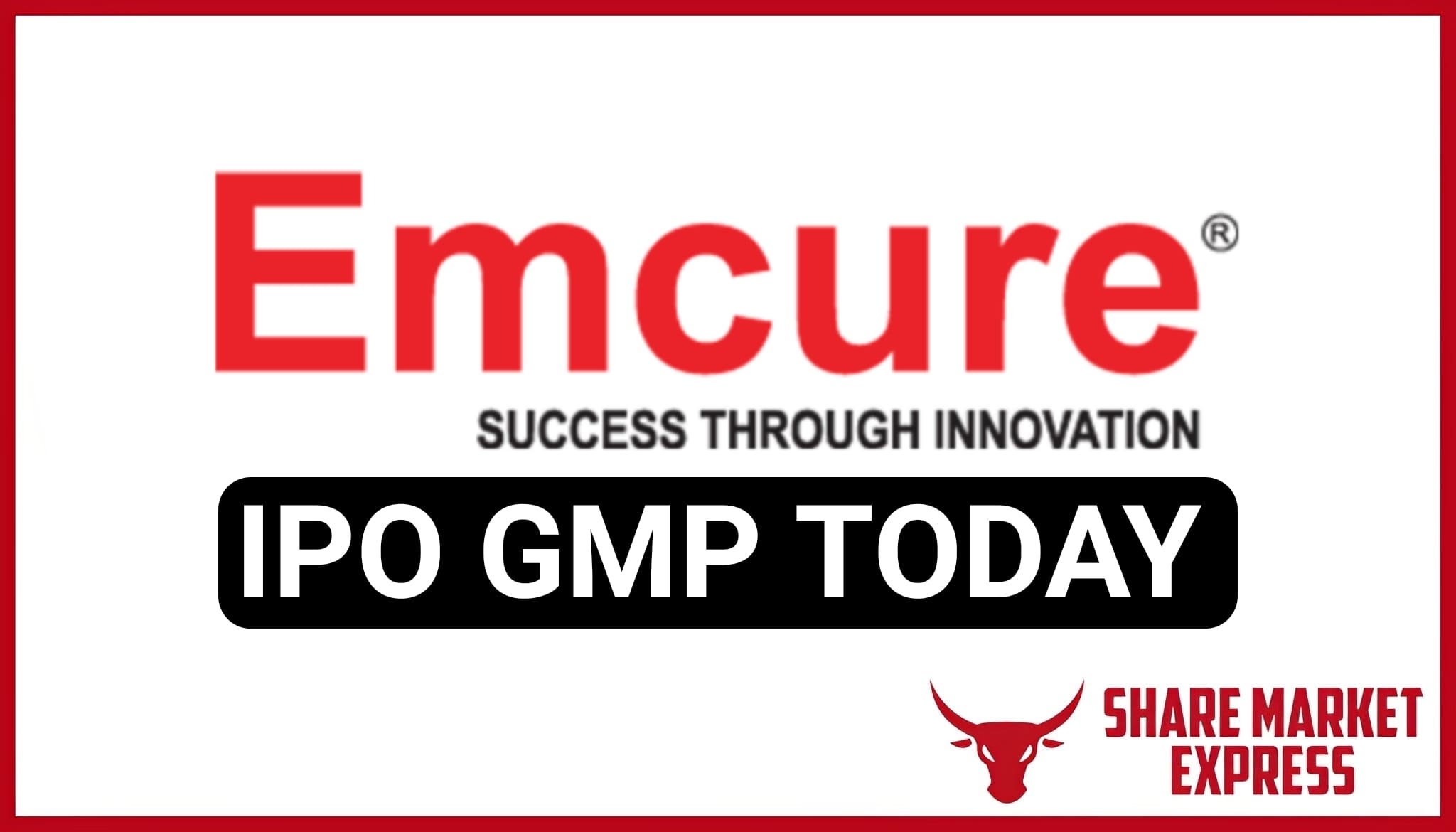 Emcure Pharma IPO GMP Today