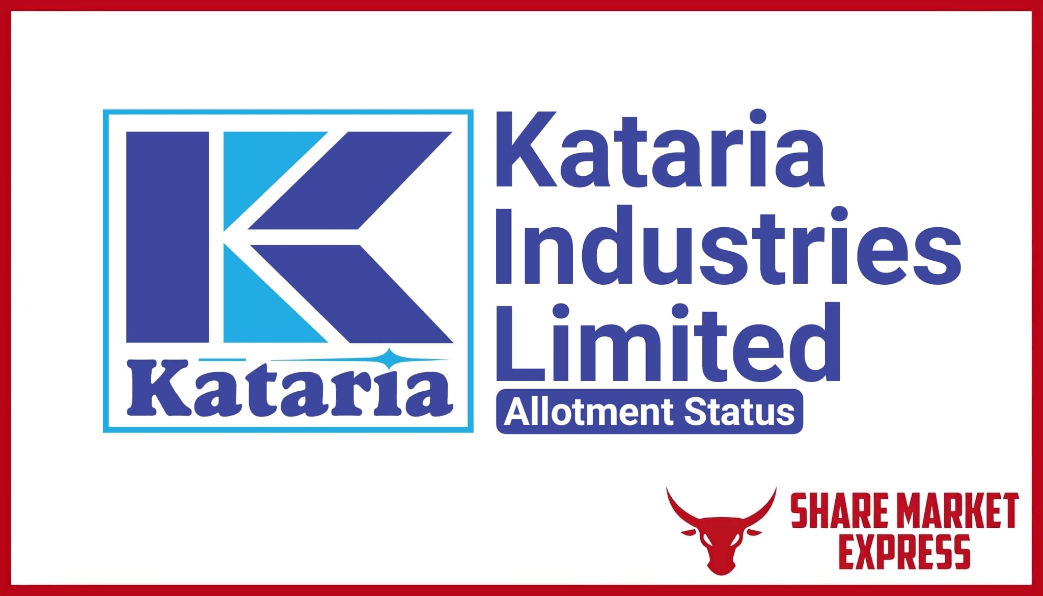 Kataria Industries IPO Allotment Status