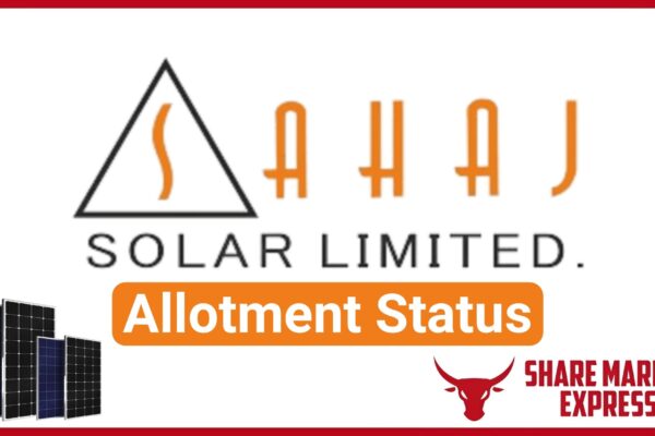 Sahaj Solar IPO Allotment Status